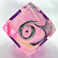 Fuchsia Swirls- 8pc Dice Set