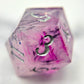 Fuchsia Swirls- 8pc Dice Set