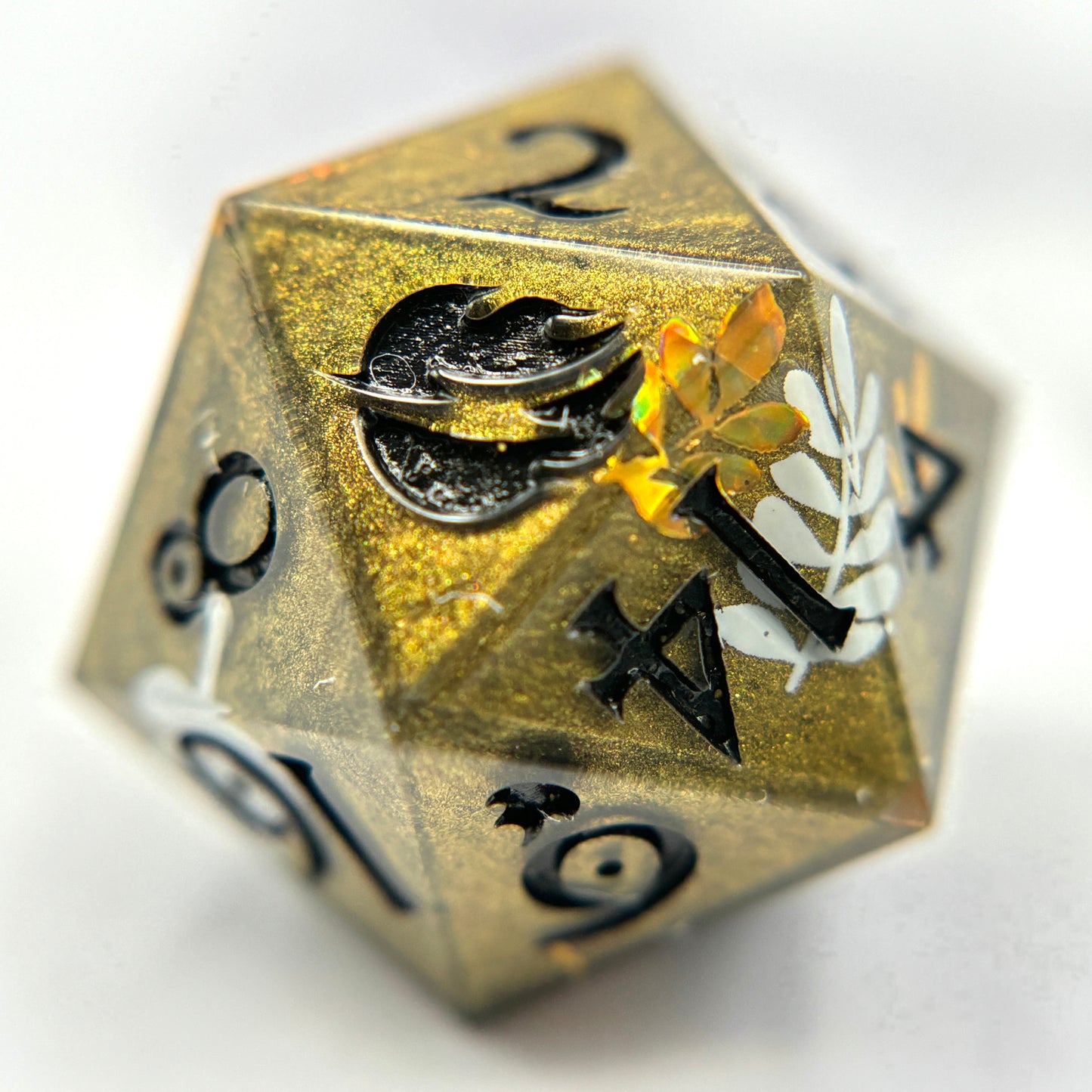 Autumn Gold- 8pc Dice Set