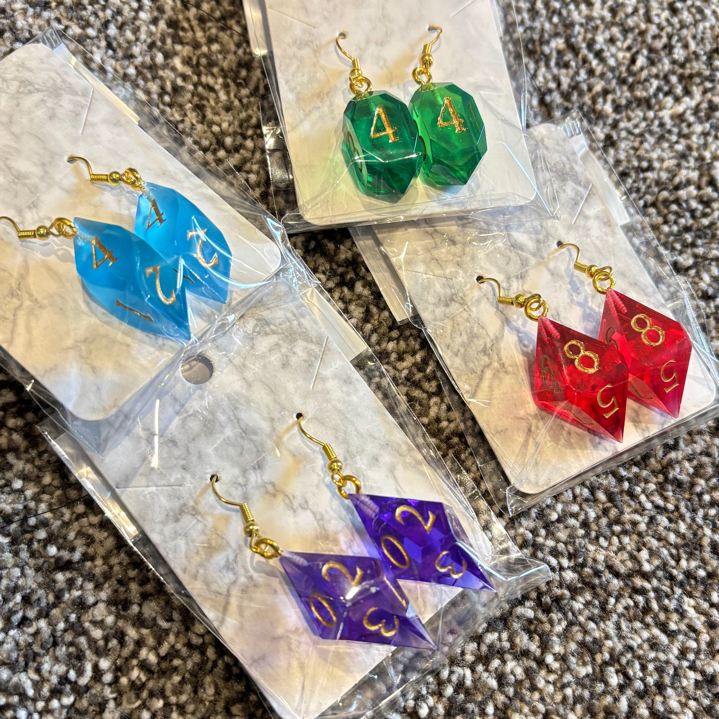 Rupee Dice Earrings