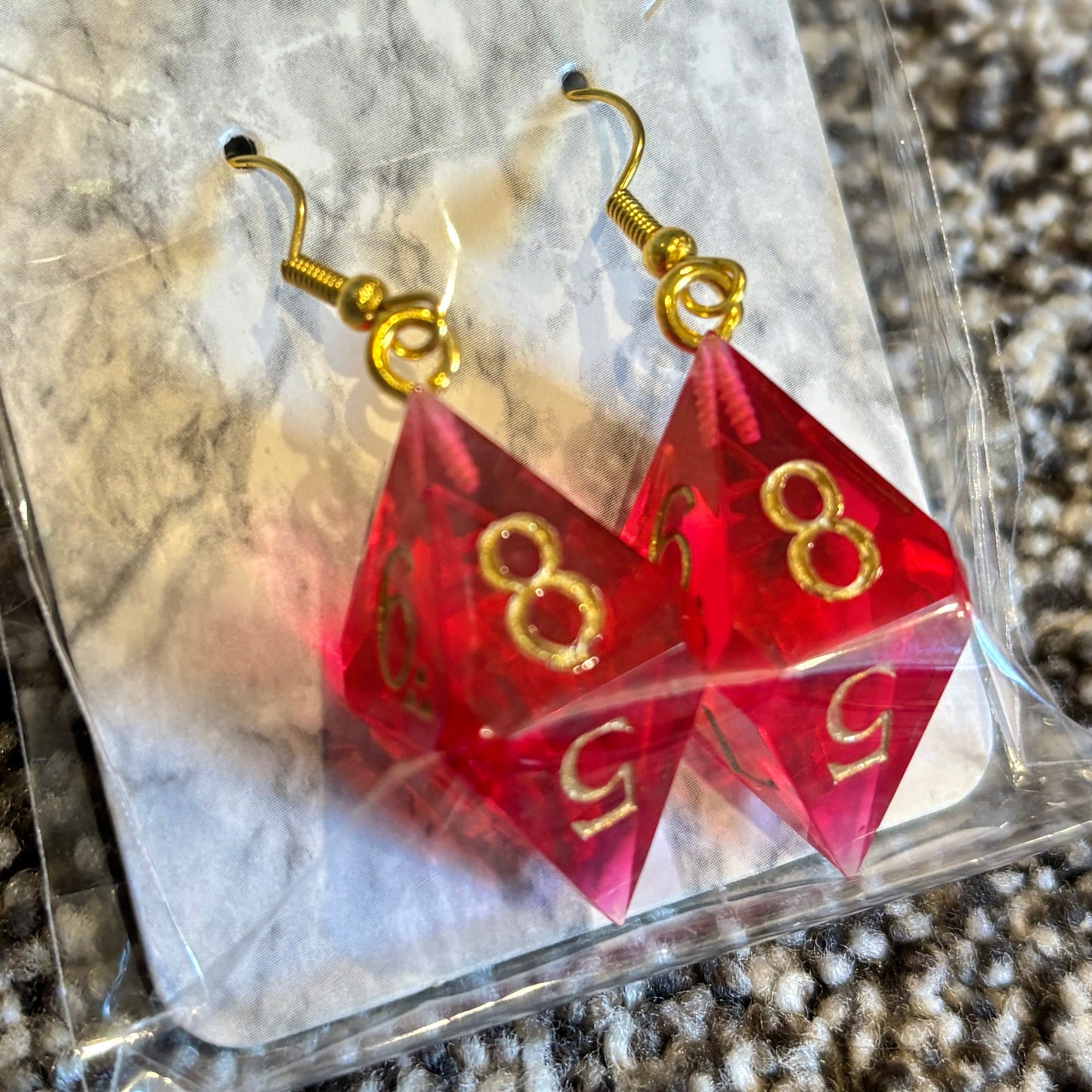 Rupee Dice Earrings