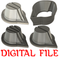 Split Cup Mold STLs (DIGITAL FILES)